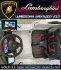 LAMBORGHINI AVENTADOR CON PANTALLA VIDEO COLOR BLANCO