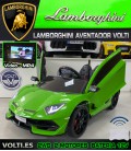 LAMBORGHINI AVENTADOR VERDE CON PANTALLA VIDEO 