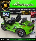 LAMBORGHINI AVENTADOR VERDE CON PANTALLA VIDEO 