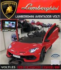 LAMBORGHINI AVENTADOR CON PANTALLA VIDEO COLOR BLANCO