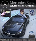 MERCEDES SLS AMG VOLTI FINAL EDITTION NEGRO PINTADO FIBRA CARBONO