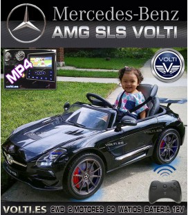 MERCEDES SLS AMG VOLTI FINAL EDITTION NEGRO PINTADO FIBRA CARBONO