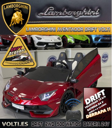 LAMBORGHINI AVENTADOR DERRAPA VOLTI 500 WATIOS BIPLAZA, DRIFT