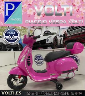 MOTO VESPA 12 VOLTIOS MOTO PARA NIÑAS