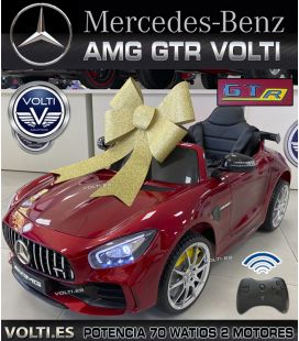MERCEDES AMG GTR POTENCIA 70 WATIOS PINTADO A PISTOLA COLOR GRANATE