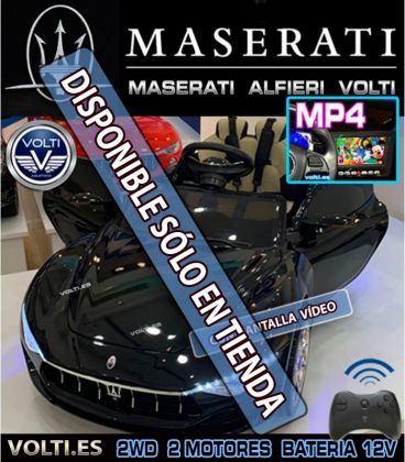 COCHE PARA NIÑO MASERATI ALFIERI