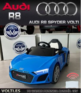 AUDI R8 Spyder COCHE ELECTRICO PARA NIÑOS 12 VOLTIOS