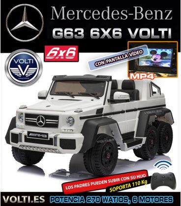 MERCEDES BENZ AMG G63 6X6 6 RUEDAS MOTRICES, EDICIÓN LIMITADA ,PANTALLA VIDEO