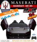 MASERATI MC20 24 VOLTIOS, BIPLAZA PARA DOS NIÑOS TAMAÑO XL