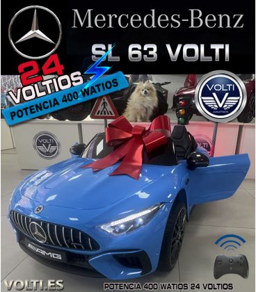 MERCEDES BENZ SL63 24 VOLTIOS POTENCIA 400 WATIOS