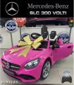 MERCEDES BENZ SLC 300 FINAL EDITION COCHE ROSA 12 VOLTIOS 2 MOTORES