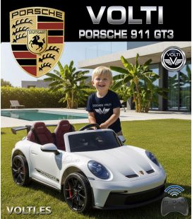 PORSCHE 911 GT3 PARA NIÑOS BIPLAZA CON PANTALLA VIDEO 4 MOTORES