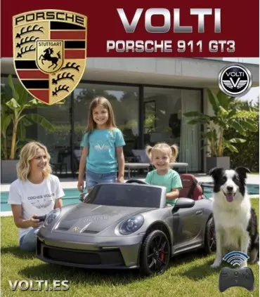PORSCHE 911 GT3 PARA NIÑOS MOTOR BRUSHLESS BIPLAZA