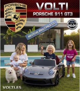 PORSCHE 911 GT3 PARA NIÑOS MOTOR BRUSHLESS BIPLAZA