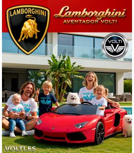 LAMBORGHINI AVENTADOR 24 V. TAMAÑO XXL MOTOR MUTE BRUSHLESS