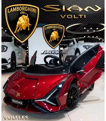 LAMBORGHINI SIAN BIPLAZA TAMAÑO XL CON PANTALLA VIDEO