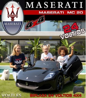MASERATI MC20 24 VOLTIOS Y 4 MOTORES, BIPLAZA, TALLA XL