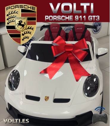 PORSCHE PARA NIÑOS 911 GT3 CON MANDO RC 4x4 BIPLAZA