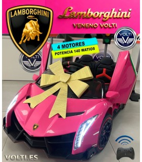 LAMBORGHINI PARA NINAS MODELO VENENO POTENCIA 140 WATIOS 4x4 MOTORES 4