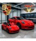 PORSCHE 911 GT3 PARA NIÑOS BIPLAZA MOTOR BRUSHLESS VELOCIDAD 15 KM/H.