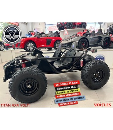 BUGGY PARA NIÑOS POTENCIA 800 WATIOS BATERIA 48V 20Ah TAMAÑO XXXL