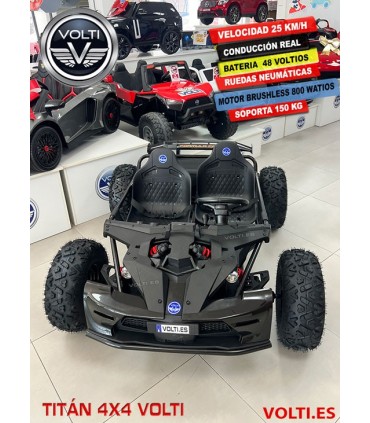 BUGGY PARA NIÑOS POTENCIA 800 WATIOS BATERIA 48V 20Ah TAMAÑO XXXL