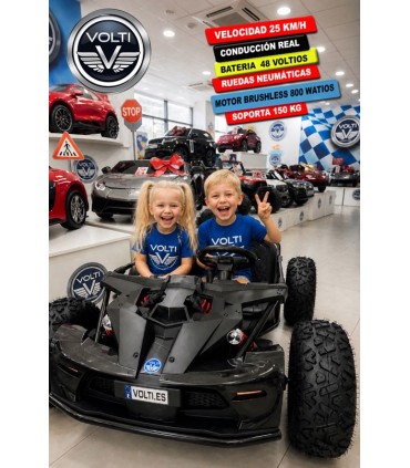 BUGGY PARA NIÑOS POTENCIA 800 WATIOS BATERIA 48V 20Ah TAMAÑO XXXL
