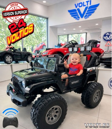 JEEP-BIG PARA NIÑOS POTENCIA 510 WATIOS  24V TODOTERRENO 4X4
