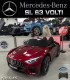 MERCEDES BENZ SL63 CARROCERIA PINTADA A PISTOLA EN COLOR GRANATE POTENCIA 90 WATIOS