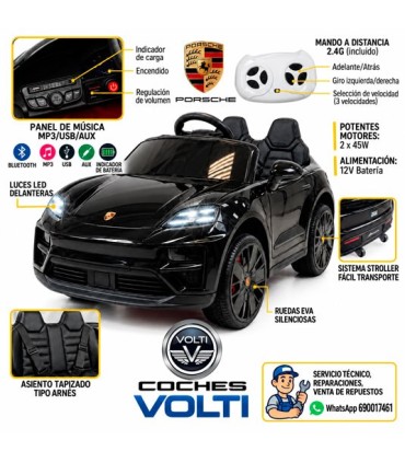 PORSCHE MACAN PARA NIÑOS CON MANDO RC