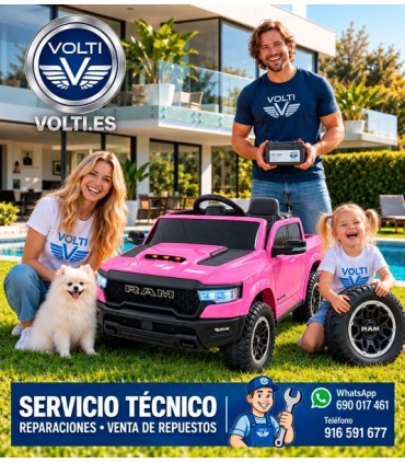 PICKUP RAM DODGE TODOTERRENO 4X4 COCHE PARA NINA