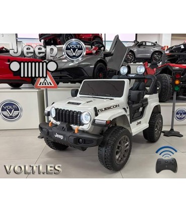 JEEP RUBICON PARA NIÑOS 4x4 POTENCIA 180 WATIOS TODOTERRENO TOTAL