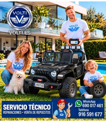 JEEP-BIG PARA NIÑOS POTENCIA 510 WATIOS  24V TODOTERRENO 4X4