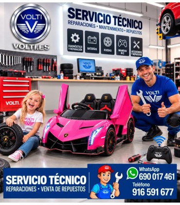 LAMBORGHINI PARA NINAS MODELO VENENO POTENCIA 14O WATIOS 4x4 MOTORES 4
