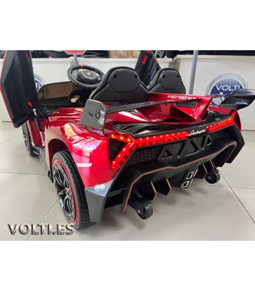 LAMBORGHINI PARA NIÑOS MODELO VENENO POTENCIA 140 WATIOS MOTORES 4