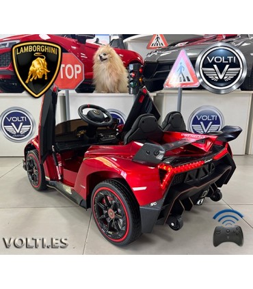 LAMBORGHINI PARA NIÑOS MODELO VENENO POTENCIA 140 WATIOS MOTORES 4