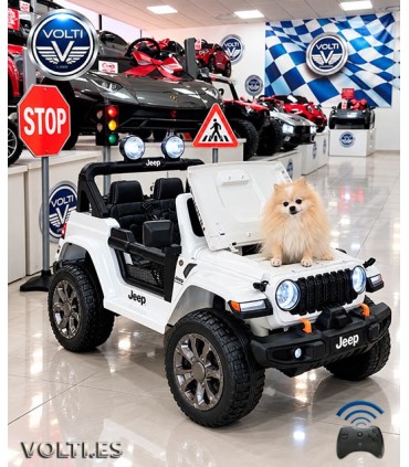 JEEP RUBICON PARA NIÑOS 4x4 POTENCIA 180 WATIOS TODOTERRENO TOTAL