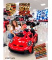 PORSCHE 911 GT3 PARA NIÑOS BIPLAZA MOTOR BRUSHLESS VELOCIDAD 15 KM/H.