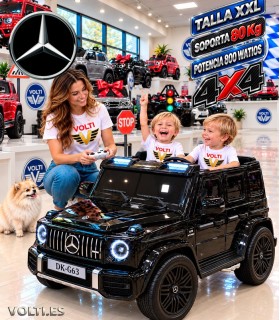 MERCEDES BENZ G63 AMG TAMAÑO XXL POTENCIA 800 WATIOS 4X4 PANTALLA VIDEO