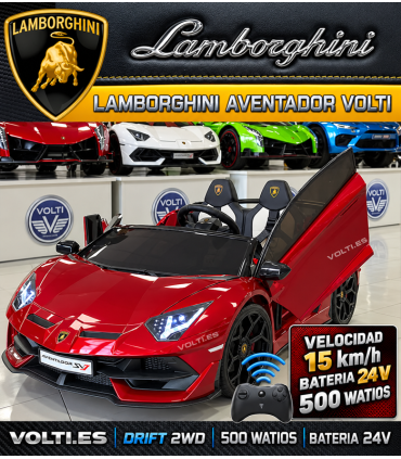 LAMBORGHINI AVENTADOR DERRAPA VOLTI 500 WATIOS BIPLAZA, DRIFT