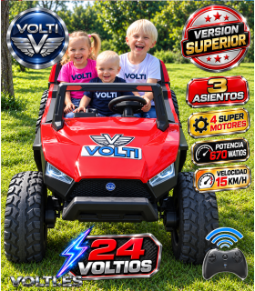 BUGGY 24V POTENCIA 670 WATIOS TODOTERRENO 4X4