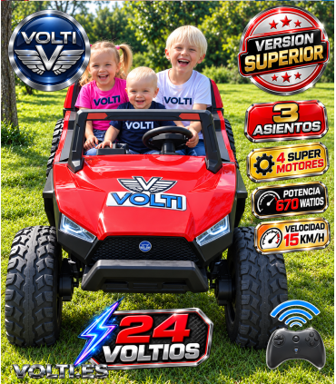 BUGGY 24V POTENCIA 670 WATIOS TODOTERRENO 4X4