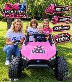 BUGGY TODOTERRENO 24 VOLTIOS 4x4 CON PANTALLA DE VIDEO