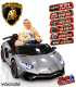 LAMBORGHINI AVENTADOR 24 V. TALLA XXL CONDUCCIÓN REAL