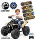 QUAD PARA NIÑOS CON MANDO RADIOCONTROL POTENCIA 180 WATIOS 12V 4X4 CAN AM