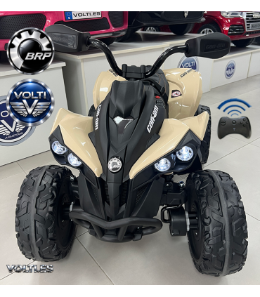 QUAD PARA NIÑOS CON MANDO RADIOCONTROL POTENCIA 180 WATIOS 12V 4X4 CAN AM