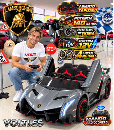 LAMBORGHINI VENENO POTENCIA 14O WATIOS MOTORES 4