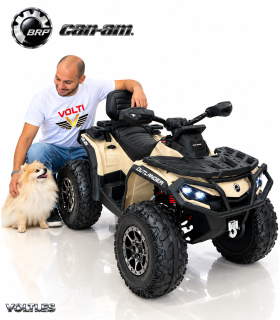 QUAD PARA NIÑOS POTENCIA 800 WATIOS 24 VOLTIOS CAN AM MOTORES 4X4
