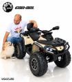 QUAD PARA NIÑOS POTENCIA 800 WATIOS 24 VOLTIOS CAN AM MOTORES 4X4