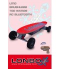 LONBO skate electrico litio, motor 700 Watios, motor Brushless